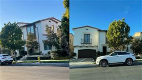 四叉貓稍早在臉書貼照發文寫道，所以這台八年車齡的白色賓士（一手車）確實是李彥秀的嘛，是不是又忘了做財產申報？（圖／翻攝自四叉貓臉書）