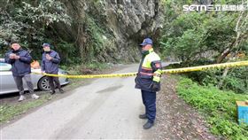 花蓮林嫌將楊男殺害後，與楊姓共犯將遺體棄置銅門部落山谷。（圖／翻攝畫面）