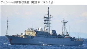 日本自衛隊首度監測到俄國軍艦在宮崎縣外海的鄰接區出沒，正持續警戒監視中。（圖／翻攝自日本防衛省官網）