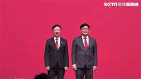 中華電信媒體春酒 董事長簡志誠（左） 總經理林榮賜（右） （圖/記者周宸妘攝影）