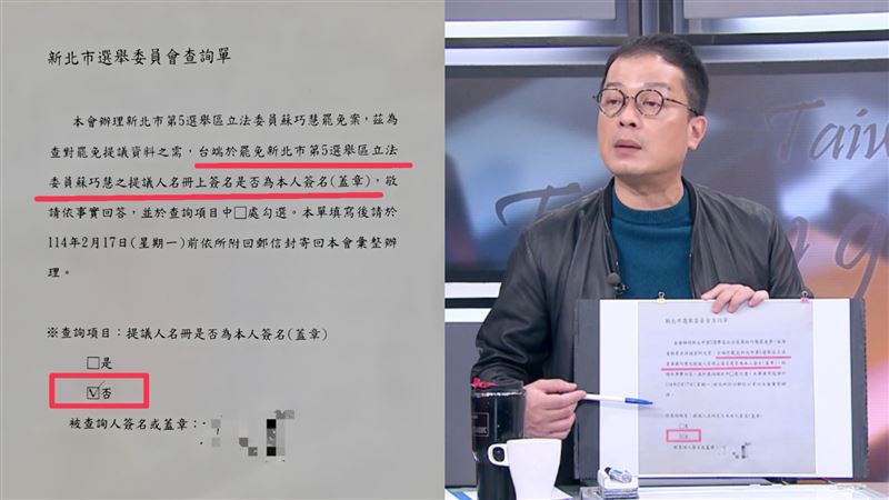 藍遭爆罷免連署抄的　他：每次都幹這種事