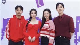 亮𣌀（左起）、成語蕎、夏如芝、楊鎮出席開工。（圖／記者趙于瑩攝影）