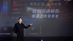 修杰楷今天出席輪胎新品發表會。（圖／普利司通提供）