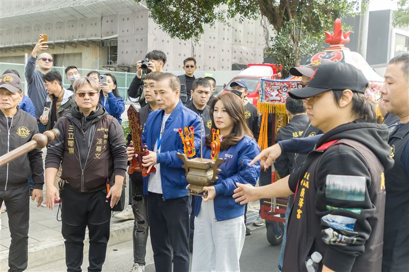 三立電視《寶島神很大》接任青山王副爐主（照片提供：小吳）