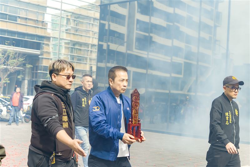 三立電視《寶島神很大》接任青山王副爐主（照片提供：小吳）