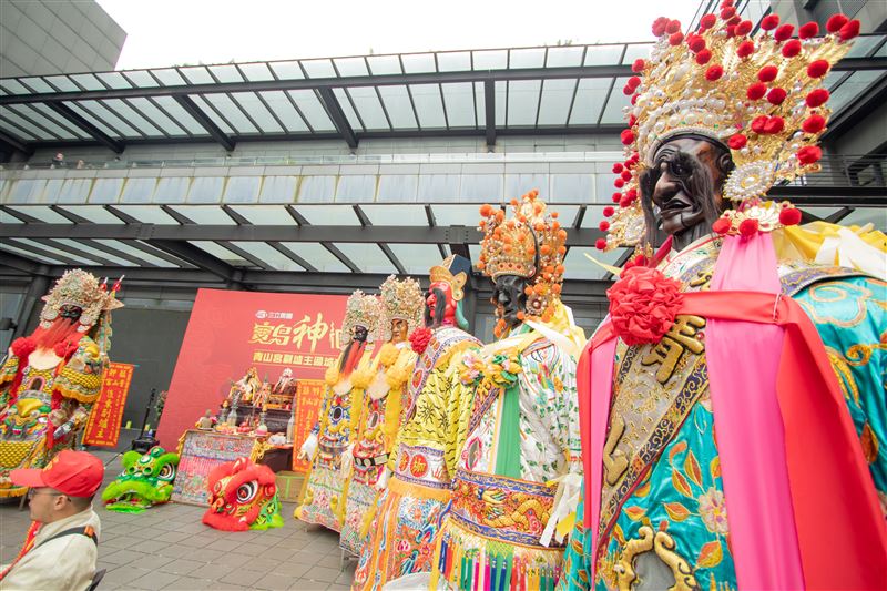 三立電視《寶島神很大》接任青山王副爐主（照片提供：小吳）