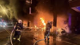 宜蘭機車行驚傳火警。（圖／宜蘭市民代表游國良提供）