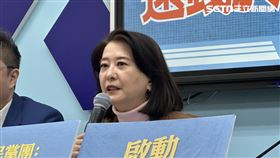 王鴻薇出席「稅收超徵創新高 還錢於民發現金」記者會（圖／記者詹宜庭攝影）