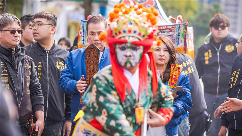 三立電視《寶島神很大》接任青山王副爐主（照片提供：阿賢）