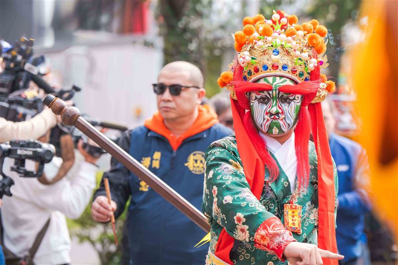 三立電視《寶島神很大》接任青山王副爐主（照片提供：阿賢）