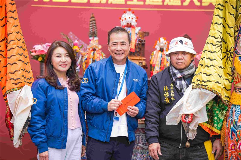 三立電視《寶島神很大》接任青山王副爐主（照片提供：阿賢）