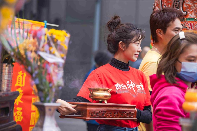 三立電視《寶島神很大》接任青山王副爐主（照片提供：阿賢）