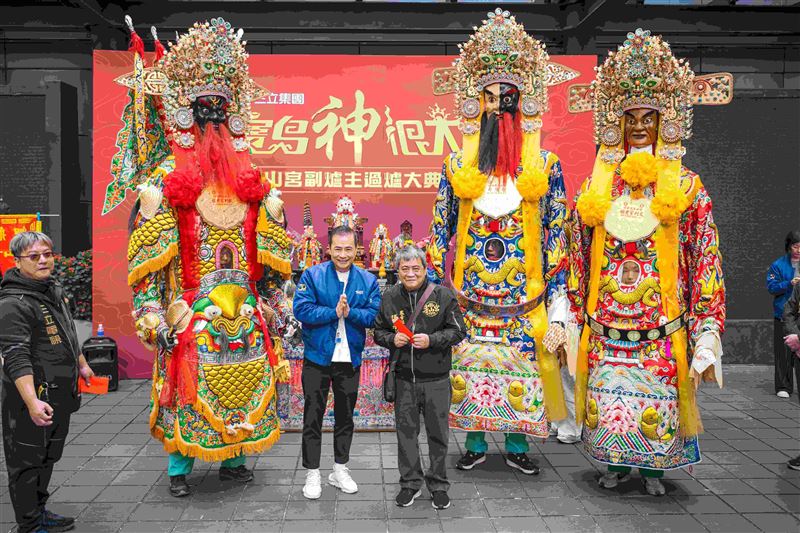 三立電視《寶島神很大》接任青山王副爐主（照片提供：阿賢）