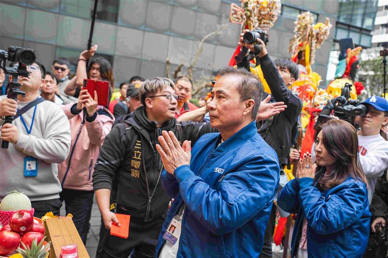 三立電視《寶島神很大》接任青山王副爐主（照片提供：阿賢）