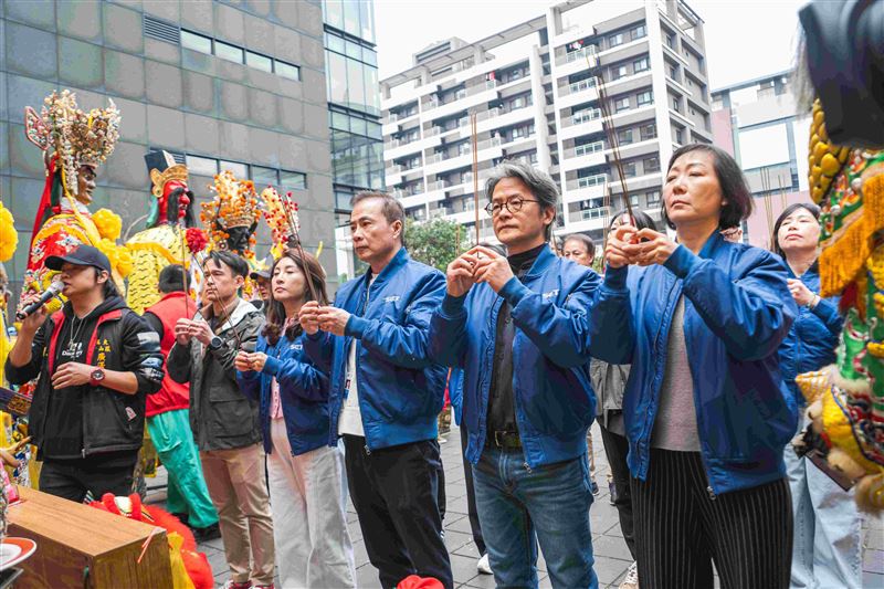 三立電視《寶島神很大》接任青山王副爐主（照片提供：阿賢）