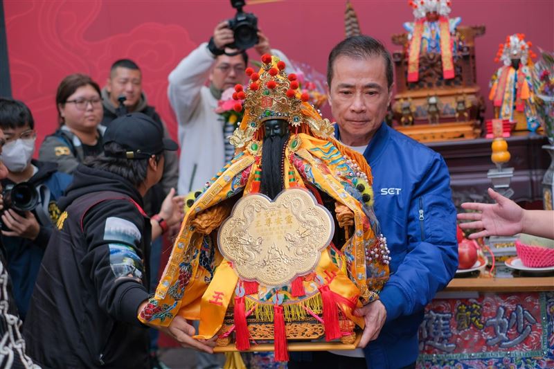 三立電視《寶島神很大》接任青山王副爐主（照片提供：宣婷）
