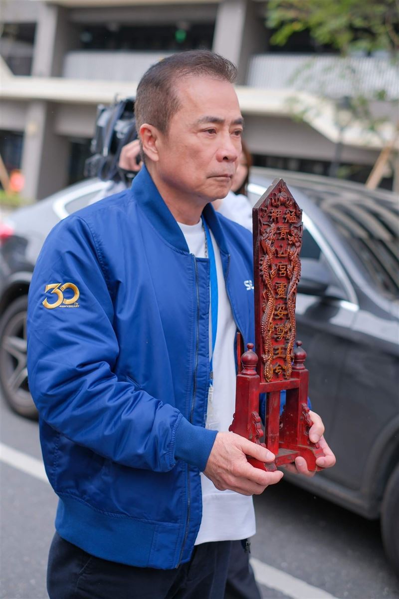 三立電視《寶島神很大》接任青山王副爐主（照片提供：宣婷）