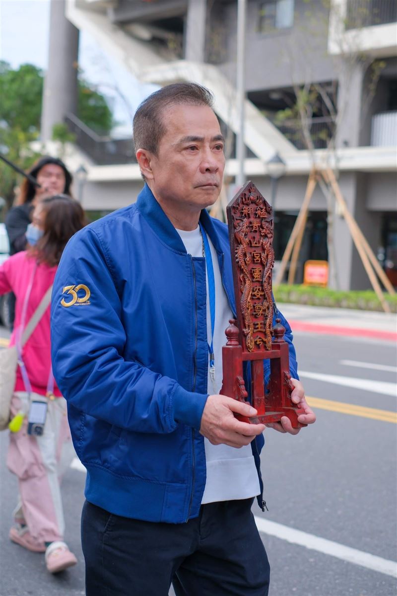 三立電視《寶島神很大》接任青山王副爐主（照片提供：宣婷）