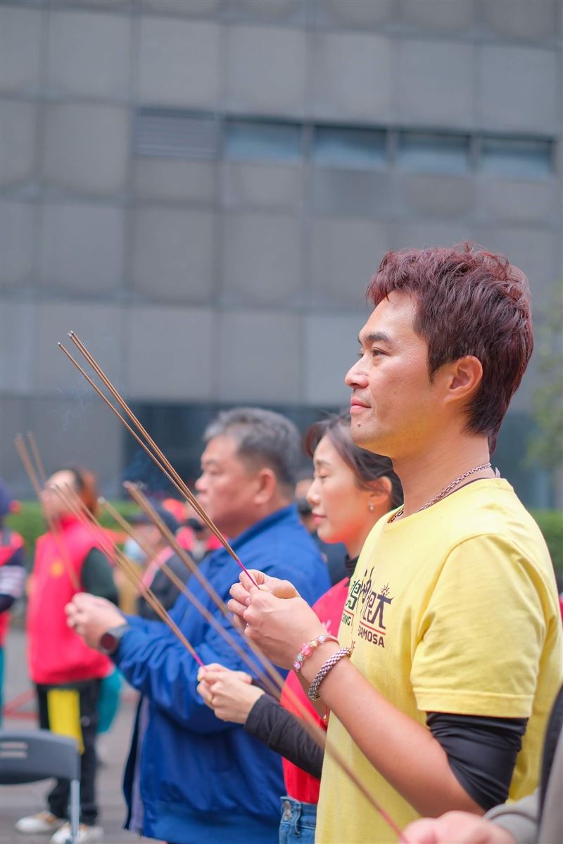三立電視《寶島神很大》接任青山王副爐主（照片提供：宣婷）