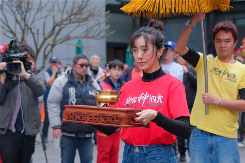 三立電視《寶島神很大》接任青山王副爐主（照片提供：宣婷）