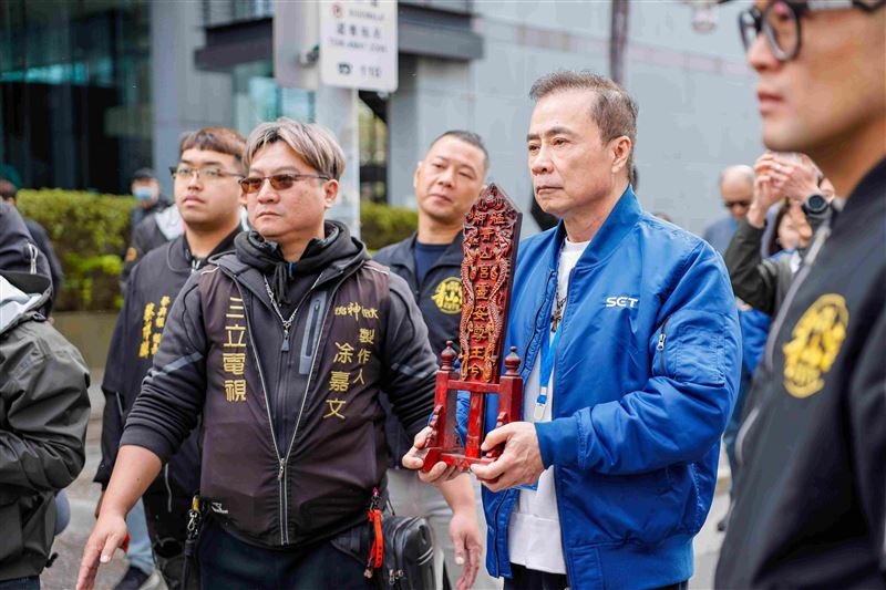 三立電視《寶島神很大》接任青山王副爐主（照片提供：游家為）