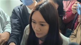陳怡君回應，「請大家相信我的清白，絕對會配合檢調調查釐清真相」。（圖／翻攝畫面）