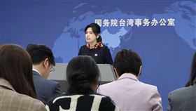 中國大陸國台辦發言人朱鳳蓮中國大陸國台辦12日舉行例行記者會，由發言人朱鳳蓮主持記者會。圖為朱鳳蓮回應媒體記者提問。中央社記者謝怡璇北京攝  114年2月12日