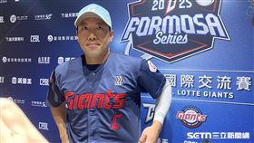 ▲樂天巨人隊長田峻玗。（圖／記者張沛嘉攝影）