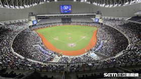 ▲WBC資格賽熱身賽，臺北大巨蛋湧進20099位觀眾。（圖／記者劉彥池攝影）