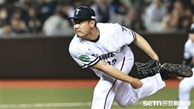 ▲WBC資格賽熱身賽，台灣隊第6任投手陳韻文。（圖／記者劉彥池攝影）