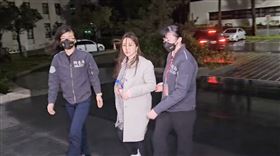 ▲陳怡君被移送士林地檢署複訊。（圖／翻攝畫面）