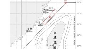 1140213_臺海周邊海、空域活動示意圖（圖／國防部提供）