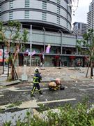 台中新光三越氣爆（讀者提供）