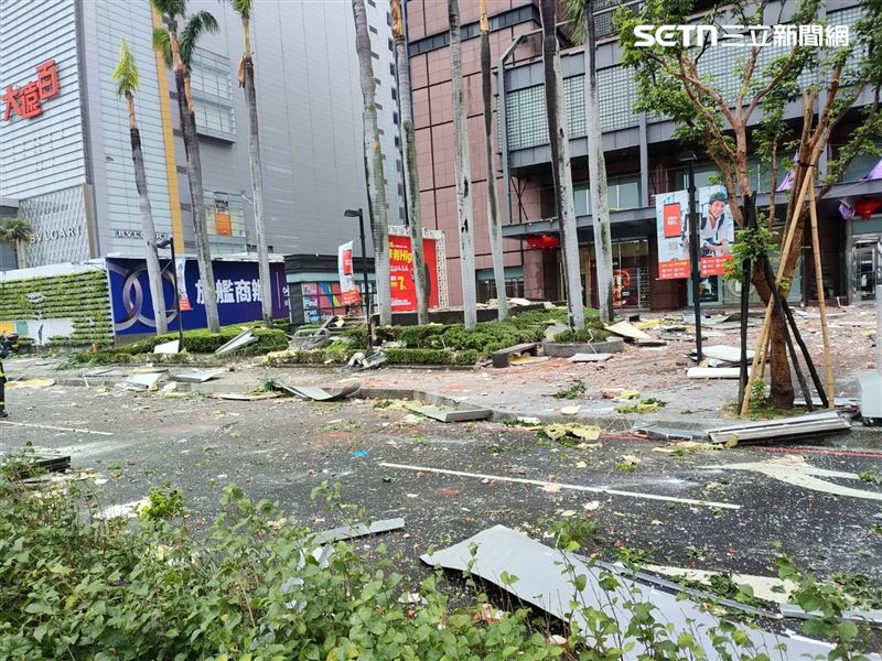 台中新光三越氣爆（讀者提供）