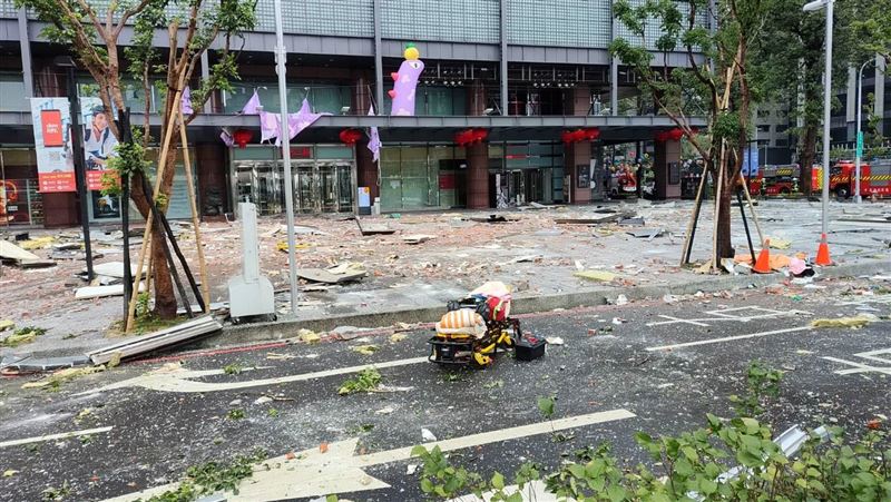 台中新光三越氣爆（讀者提供）