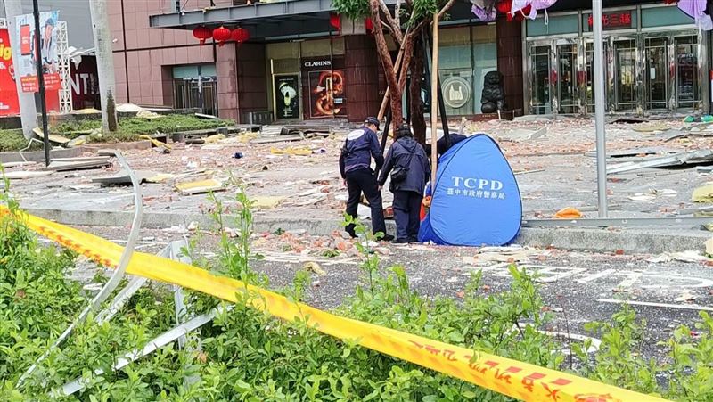 中新光三越氣爆（讀者提供）