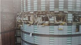 氣爆,新光三越,爆炸,空拍（圖／記者羅元隆攝影）