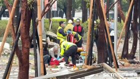 光三越氣爆、跪地CPR