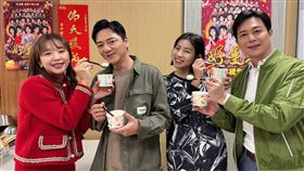 賴慧如、藍葦華、米可白、王燦。（圖／民視提供）