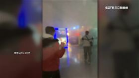 台中新光三越氣爆　13樓影城逃生驚險畫面曝