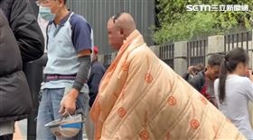 12樓施工釀氣爆，2工班35人，重傷(圖／翻攝畫面)