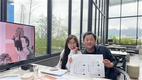 李燕與陳茂榮。（圖／翻攝自臉書）