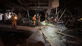 新光三越氣爆慘況。（圖／翻攝畫面）