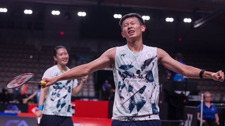 讓一追二大逆轉　台灣混雙退中國搶下首點