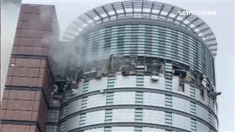 新光三越氣爆瞬間　周邊店家門震到彈起