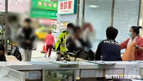 新光三越氣爆、澄清急診／受訪者提供