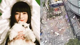 唐綺陽、新光三越氣爆。（圖／翻攝自唐綺陽占星幫臉書、翻攝畫面）