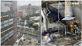 台中新光三越,氣爆,國民黨,廖偉翔,四叉貓,劉宇,助理,死神(圖/翻攝畫面)
