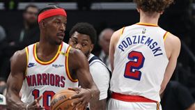 金州勇士巴特勒（Jimmy Butler）。（圖／翻攝自勇士官方X）