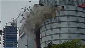 新光三越,氣爆,死者,噴飛,台中市消防局,孫福佑（圖／翻攝畫面）